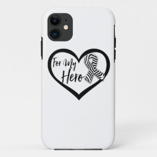 Zebra Awareness Ribbon For My Hero iPhone 11 Case