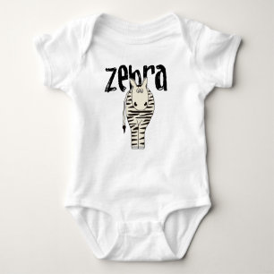 Zebra Baby Bodysuit