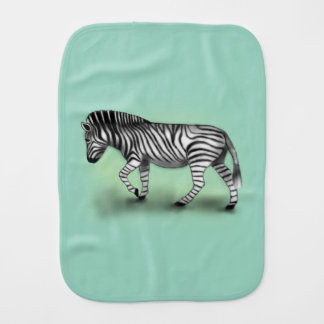 "Zebra" Baby Burp Cloth