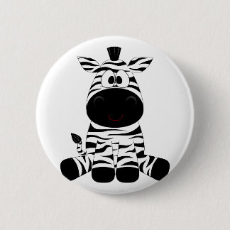 zebra baby for kids button
