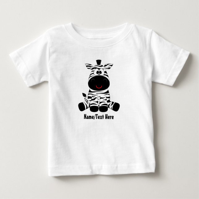 Zebra baby is cute baby T-Shirt (Front)