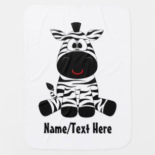 Zebra baby is cute blanket