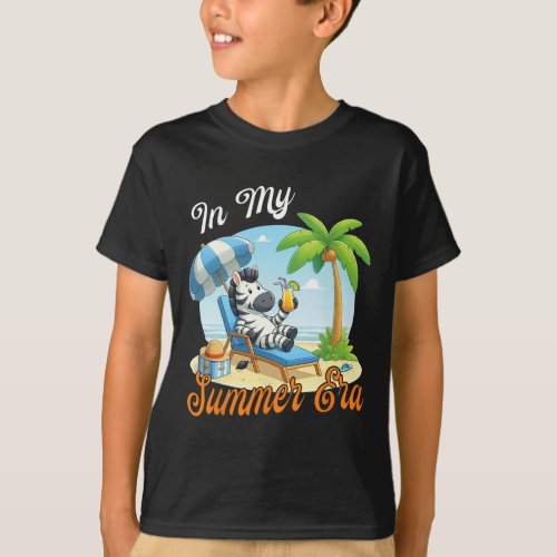 Zebra Beach Ball Coconuts Happy Day Me You In My S T_Shirt