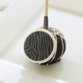 Zebra Black and Gray Print Cake Pops (Front Insitu)