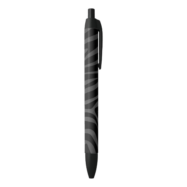 Zebra Black and Gray Print Pen (Bottom (Vertical))