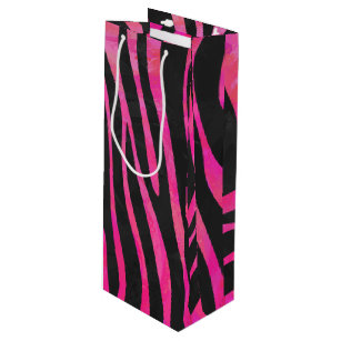 Hot Pink And Black Gift Bags