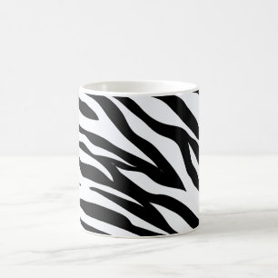 Zebra Black and White Pattern   Coffee Mug