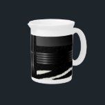 Zebra Black Silk Pitcher<br><div class="desc">Pitcher</div>