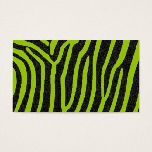 zebra black stripes business cards