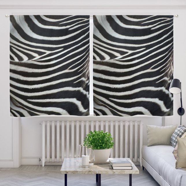 Zebra  blackout curtains (Living Room)