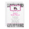 Zebra Bridal Shower Invitations