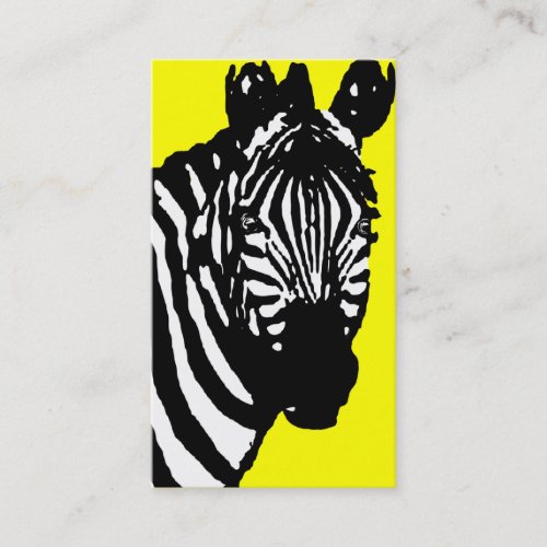 zebra. business card templates
