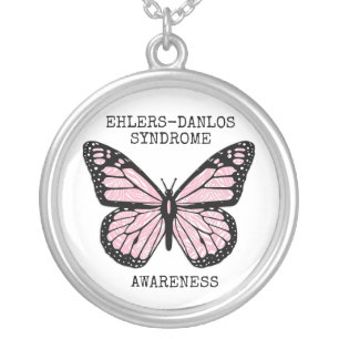 Zebra Butterfly EDS  Necklace