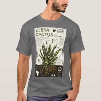 Zebra Cactus  Long  (2)  T-Shirt