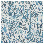 ZEBRA CAMO Indigo Safari Fabric