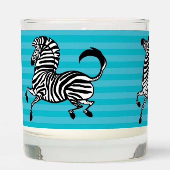 Zebra Candle (Front)