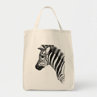 Zebra Canvas Bag