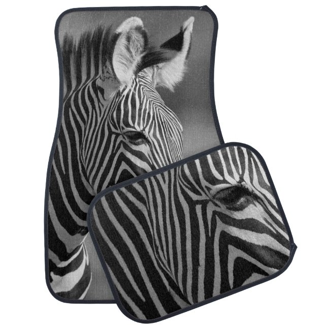 Zebra Car Floor Mat (Set)