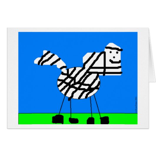 Zebra Cards (Front Horizontal)