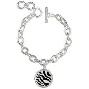 Zebra Charm Bracelet