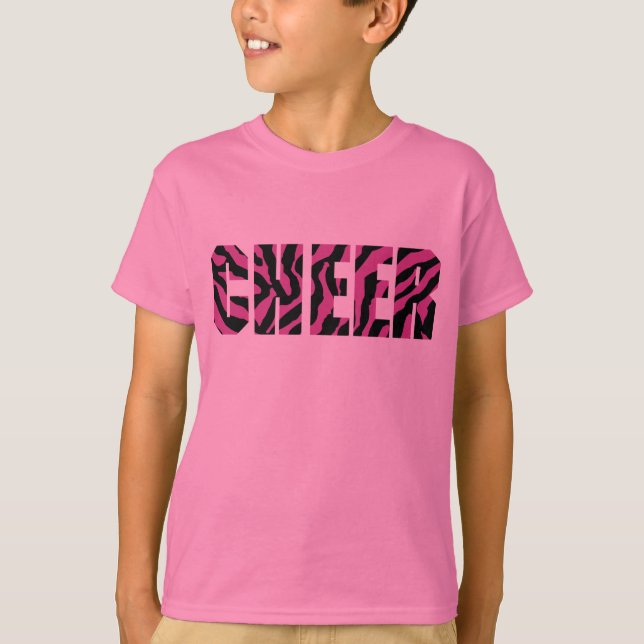 Zebra Cheerleading Shirt (Front)