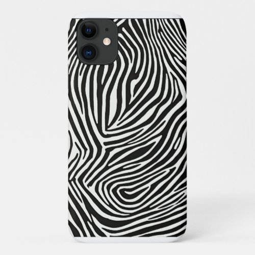 Zebra Chic Phone Cover Striking Zebra Print Case W