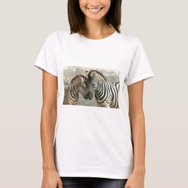 zebra-clip-art-3 T-Shirt (Front)
