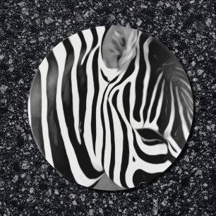 Zebra close up modern art trinket tray