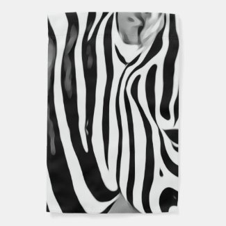 Zebra Close-Up Print