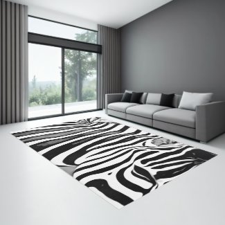 Zebra close up print