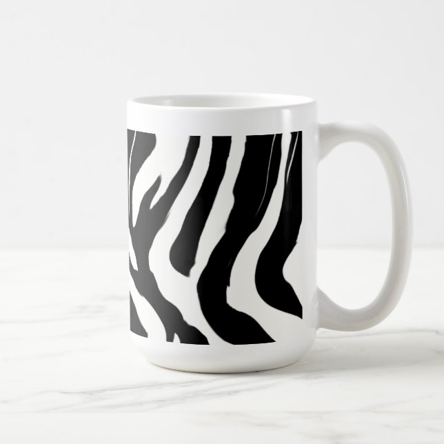 zebra coffee mug (Right)
