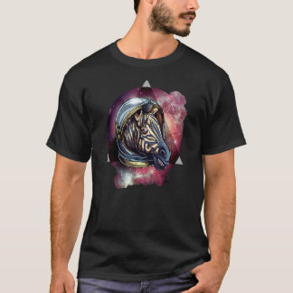 Zebra Cosmic Zebra Zebra Astronaut Space T-Shirt