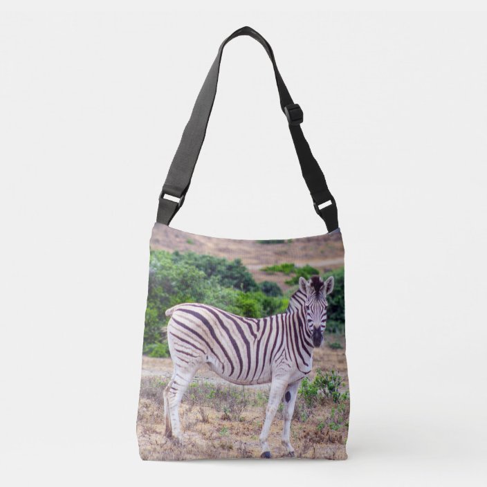 zebra cross body bag