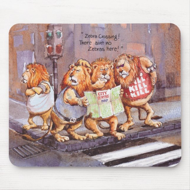 Zebra crossing mouse pad (Front)