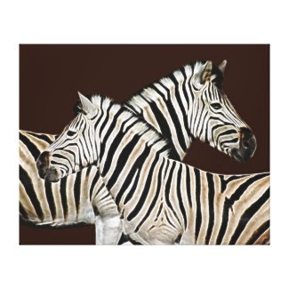 Zebra Crossing South Africa Canvas Print