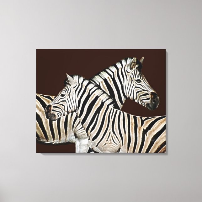 Zebra Crossing South Africa Canvas Print (Front)