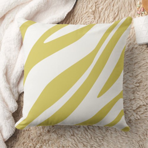 Zebra Design Choose Any Custom Color Pillow