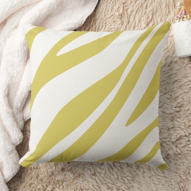 Zebra Design Choose Any Custom Color Pillow (Blanket)