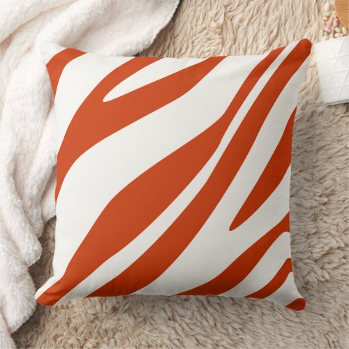 Zebra Design Choose Any Custom Color Pillow