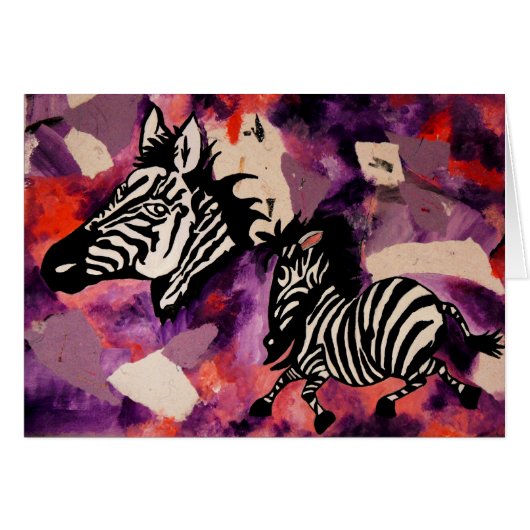 Zebra Dreams Cards (Front Horizontal)