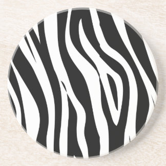 zebra drink coaster