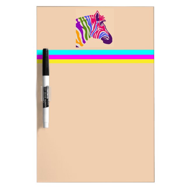 Zebra Dry Erase Board (Front)