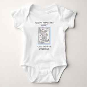 Zebra-EDS, Ehlers-Danlos Syndrome, Baby Bodysuit