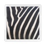 Zebra Essence: Authentic Skin Pattern Acrylic Tray