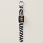 Zebra Essence: Authentic Skin Pattern Apple Watch Band
