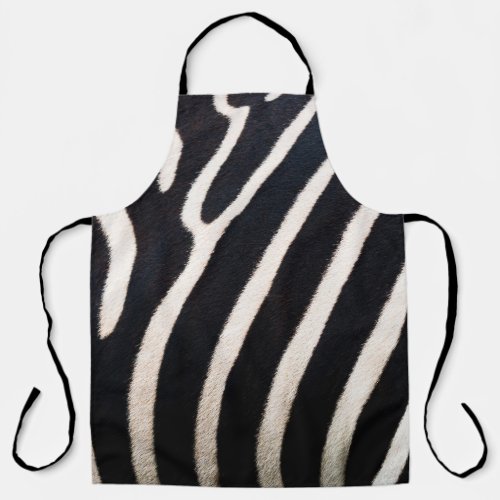 Zebra Essence Authentic Skin Pattern Apron
