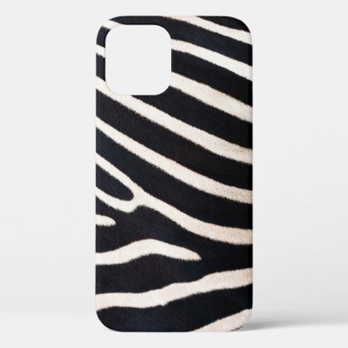 Zebra Essence Authentic Skin Pattern iPhone 12 Case