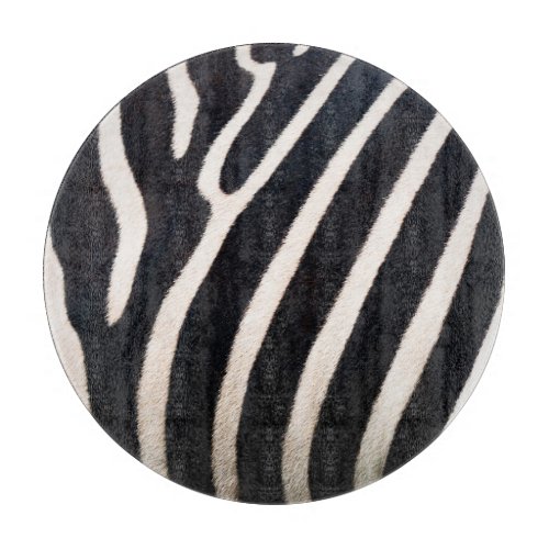 Zebra Essence Authentic Skin Pattern Cutting Board