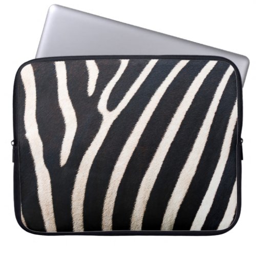Zebra Essence Authentic Skin Pattern Laptop Sleeve