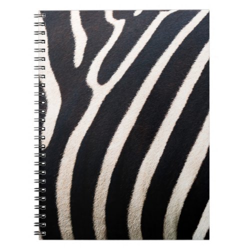 Zebra Essence Authentic Skin Pattern Notebook